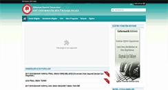 Desktop Screenshot of enformatik.sdu.edu.tr