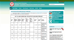 Desktop Screenshot of bap.sdu.edu.tr