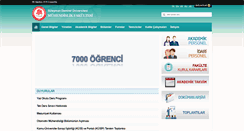 Desktop Screenshot of muhendislik.sdu.edu.tr