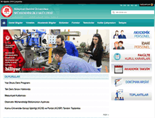 Tablet Screenshot of muhendislik.sdu.edu.tr
