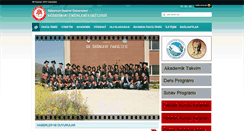 Desktop Screenshot of esuf.sdu.edu.tr